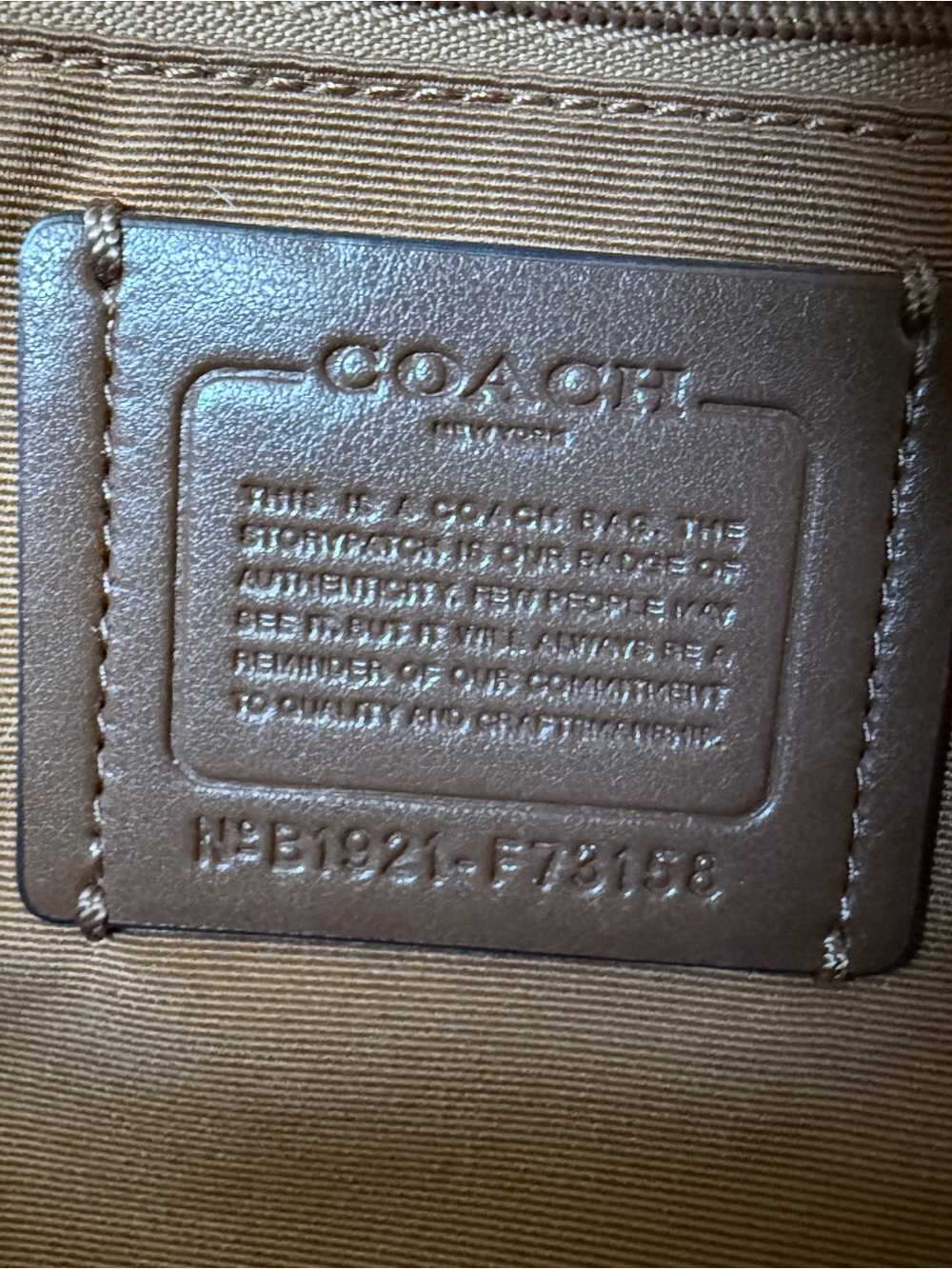 Coach Medium Charlie Backpack with varsity stripe. A must for summer essentials - Picture 3 of 8